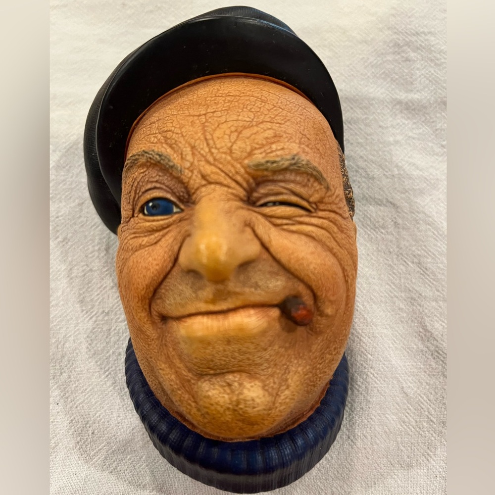 Bosson Chalkware Decorative Head